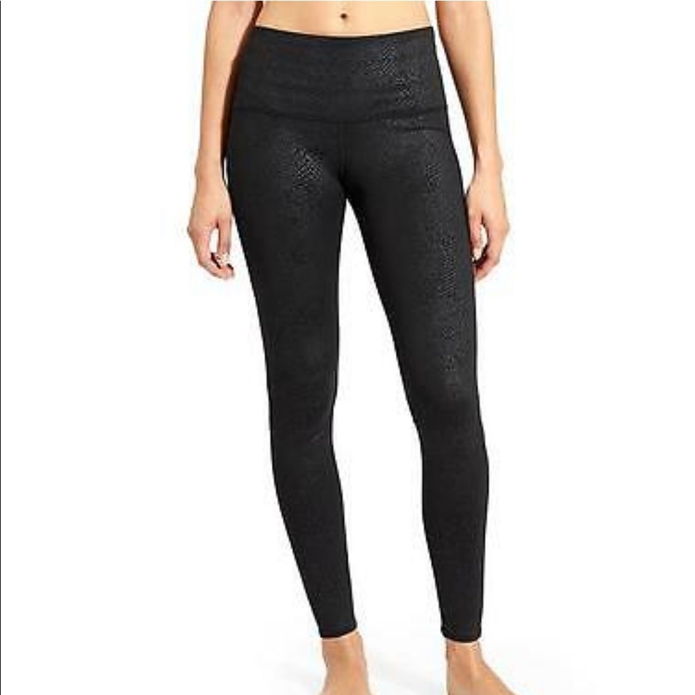 Athleta High Rise Serpent Chaturanga Leggings